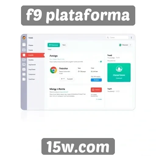 Análise da interface do usuário da f9 plataforma